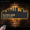 Custom-Cleveland-Skyline-Metal-Wall-Art-LED-Light-8