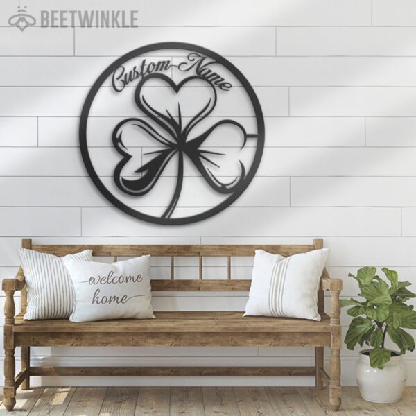 Custom-Clover-Metal-Wall-Art-LED-Light-4