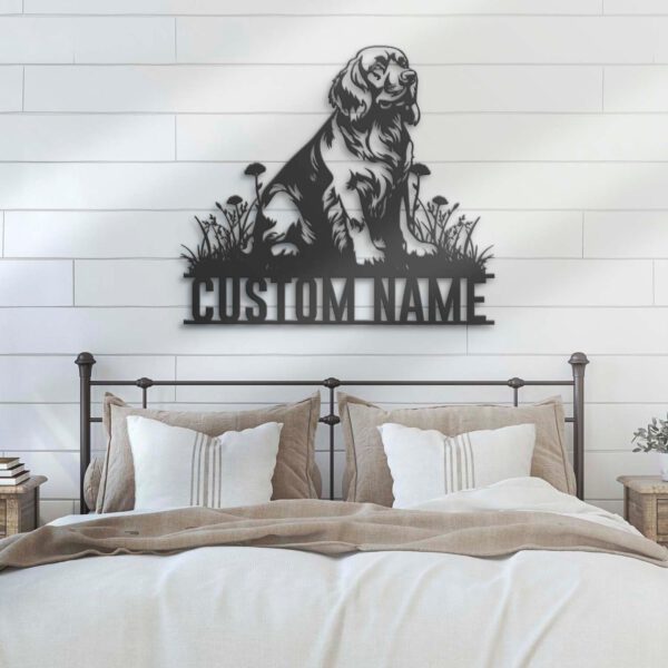 Custom-Clumber-Spaniel-Metal-Wall-Art-LED-Light_7