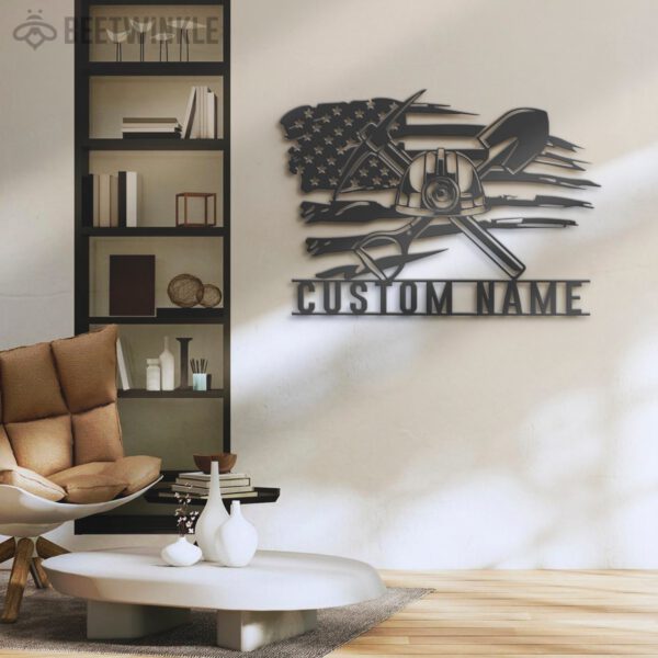 Custom-Coal-Mining-US-Flag-Metal-Wall-Art-LED-Light_4