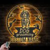 Custom-Cocker-Spainel-Dog-Grooming-Hair-Salon-Metal-Wall-Art-LED-Light-8