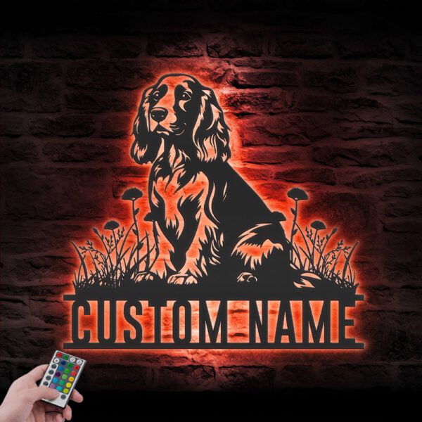 Custom-Cocker-Spaniel-Metal-Wall-Art-LED_6