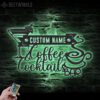 Custom-Cocktail-And-Coffee-Bar-Metal-Wall-Art-LED-Light-8