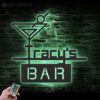 Custom-Cocktail-Bar-Metal-Wall-Art-LED-Light-6