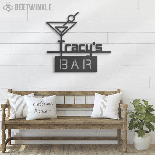 Custom-Cocktail-Bar-Metal-Wall-Art-LED-Light-8