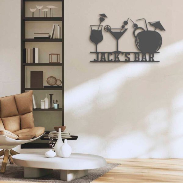 Custom-Cocktail-Lounge-Metal-Wall-Art-LED-Light-11