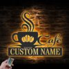 Custom-Coffee-Bar-Metal-Wall-Art-LED-Light-2