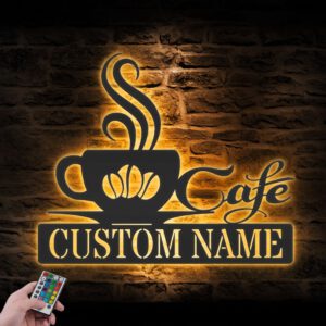 Custom-Coffee-Bar-Metal-Wall-Art-LED-Light-2-5