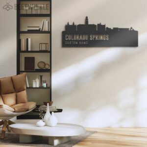 Custom-Colorado-Springs-Skyline-Metal-Wall-Art-LED-Light-3