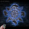 Custom-Compass-Metal-Wall-Art-LED-Light