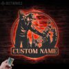 Custom-Compound-Bow-Hunter-Metal-Wall-Art-LED-Light-2