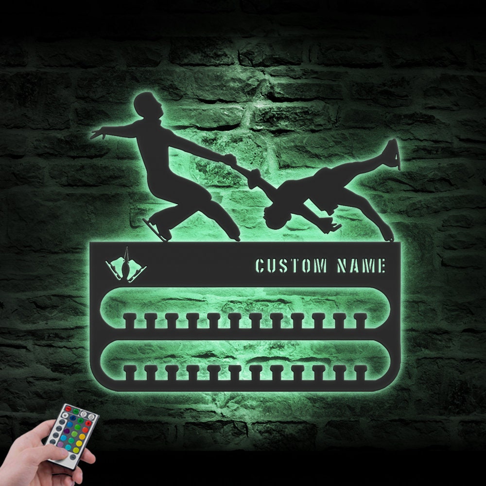 Custom-Couple-Figure-Skater-Medal-Hanger-With-Led-Light_1