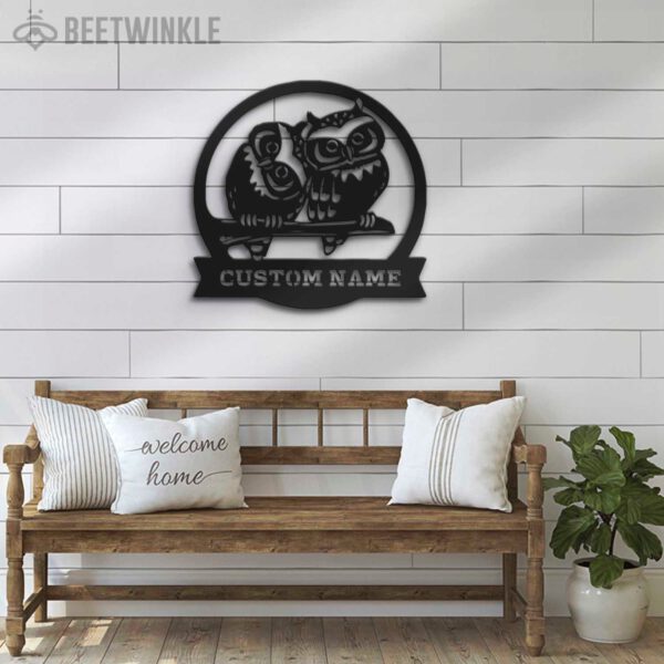 Custom-Couple-Owl-Metal-Wall-Art-with-LED-Light