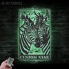 Custom-Couple-Zebra-Horse-Metal-Wall-Art-LED-Light-6