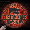 Custom-Cow-Pig-Meat-Shop-Farmhouse-Metal-Wall-Art-LED-Light-5