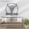 Custom-Cow-Skull-Desert-Metal-Wall-Art-LED-Light-5