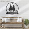 Custom-Cowboy-Cowgirl-Couple-Metal-Wall-Art-LED-Light-7