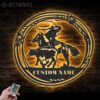 Custom-Cowboy-Roping-Metal-Wall-Art-LED-Light-3