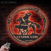 Custom-Cowboy-Roping-Metal-Wall-Art-LED-Light-8