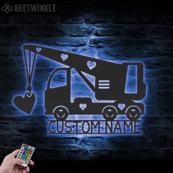 Custom-Crane-Truck-Driver-Metal-Wall-Art-LED-Light_3