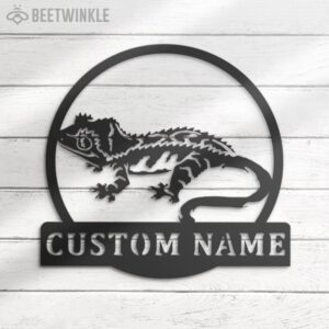 Custom-Crested-Gecko-Metal-Wall-Art-LED-Light-3