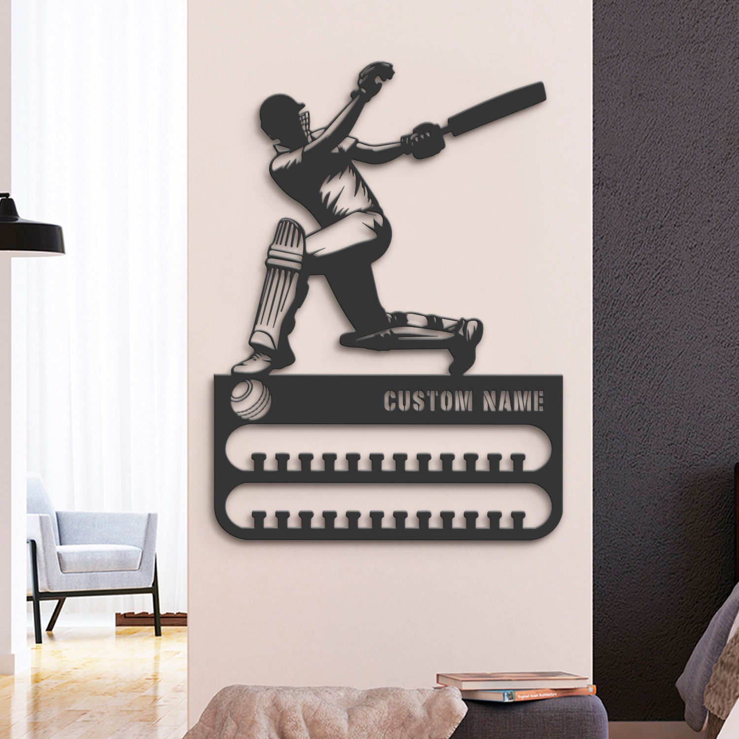 Custom-Cricket-Player-Medal-Hanger-With-Led-Light_2