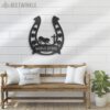 Custom-Cross-Horse-Horseshoe-Metal-Wall-Art-LED-Light-7