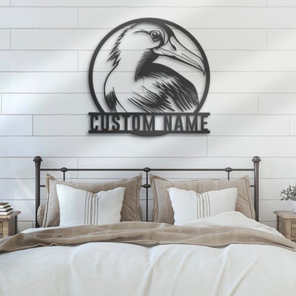 Custom-Cute-Albatross-Metal-Wall-Art-LED-Light-8