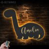 Custom-Cute-Baby-Dinosaur-Metal-Wall-Art-LED-Light-11