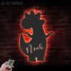 Custom-Cute-Baby-Dinosaur-Metal-Wall-Art-LED-Light-12