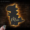 Custom-Cute-Baby-Dinosaur-Metal-Wall-Art-LED-Light-2-2