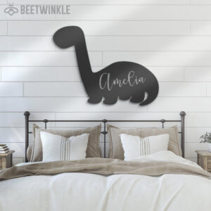 Custom-Cute-Baby-Dinosaur-Metal-Wall-Art-LED-Light-3-4