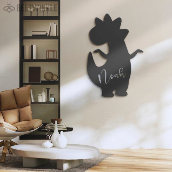 Custom-Cute-Baby-Dinosaur-Metal-Wall-Art-LED-Light-6-5