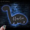 Custom-Cute-Baby-Dinosaur-Metal-Wall-Art-LED-Light-7-4