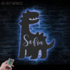 Custom-Cute-Baby-Dinosaur-Metal-Wall-Art-LED-Light-8-3