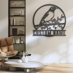 Custom-Cute-Baltimore-Oriole-Metal-Wall-Art-LED-Light-3-1