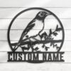 Custom-Cute-Baltimore-Oriole-Metal-Wall-Art-LED-Light-7