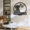 Custom-Cute-Elephant-With-Dandelion-Metal-Wall-Art-LED-Light-7