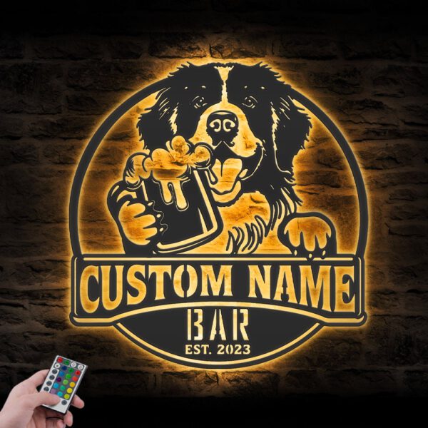 Custom-Cute-Newfoundland-Thirsty-Beer-Pub-Metal-Wall-Art-LED-Light_8