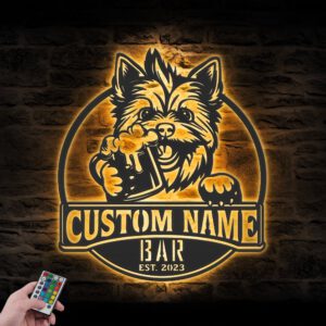 Custom-Cute-Norwich-Terrier-Thirsty-Beer-Pub-Metal-Wall-Art-LED-Light_1