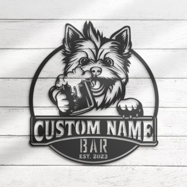 Custom-Cute-Norwich-Terrier-Thirsty-Beer-Pub-Metal-Wall-Art-LED-Light_2