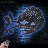 Custom-Cute-Pangolin-Metal-Wall-Art-LED-Light-4