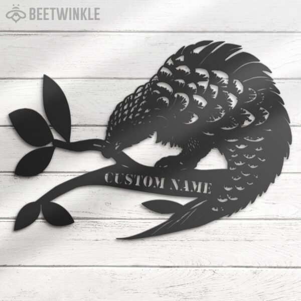 Custom-Cute-Pangolin-Metal-Wall-Art-LED-Light-7