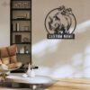 Custom-Cute-Rhino-Metal-Wall-Art-LED-Light