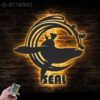 Custom-Cute-Seals-Sea-Lion-Metal-Wall-Art-LED-Light-2