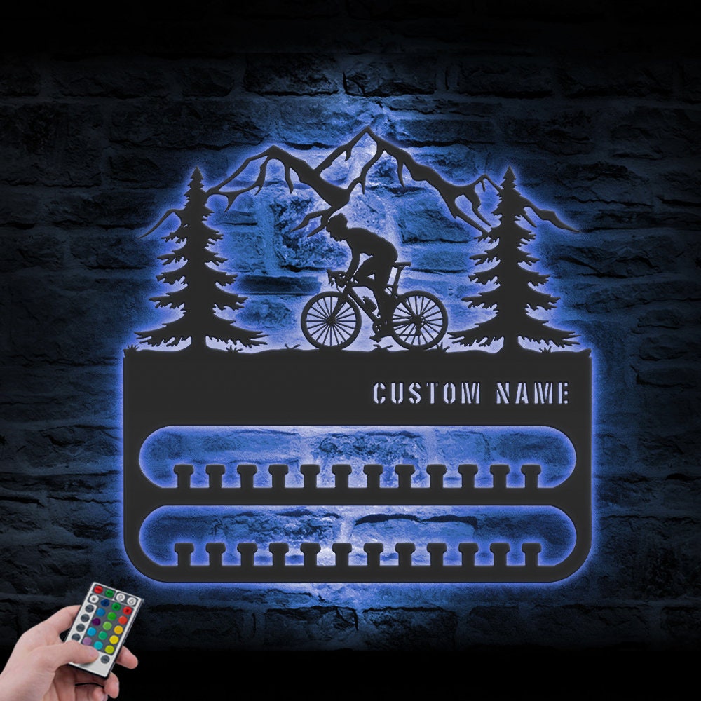 Custom-Cycling-Medal-Hanger-With-Led-Light_4