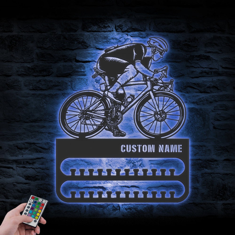 Custom-Cycling-Medal-Hanger-With-Led_5