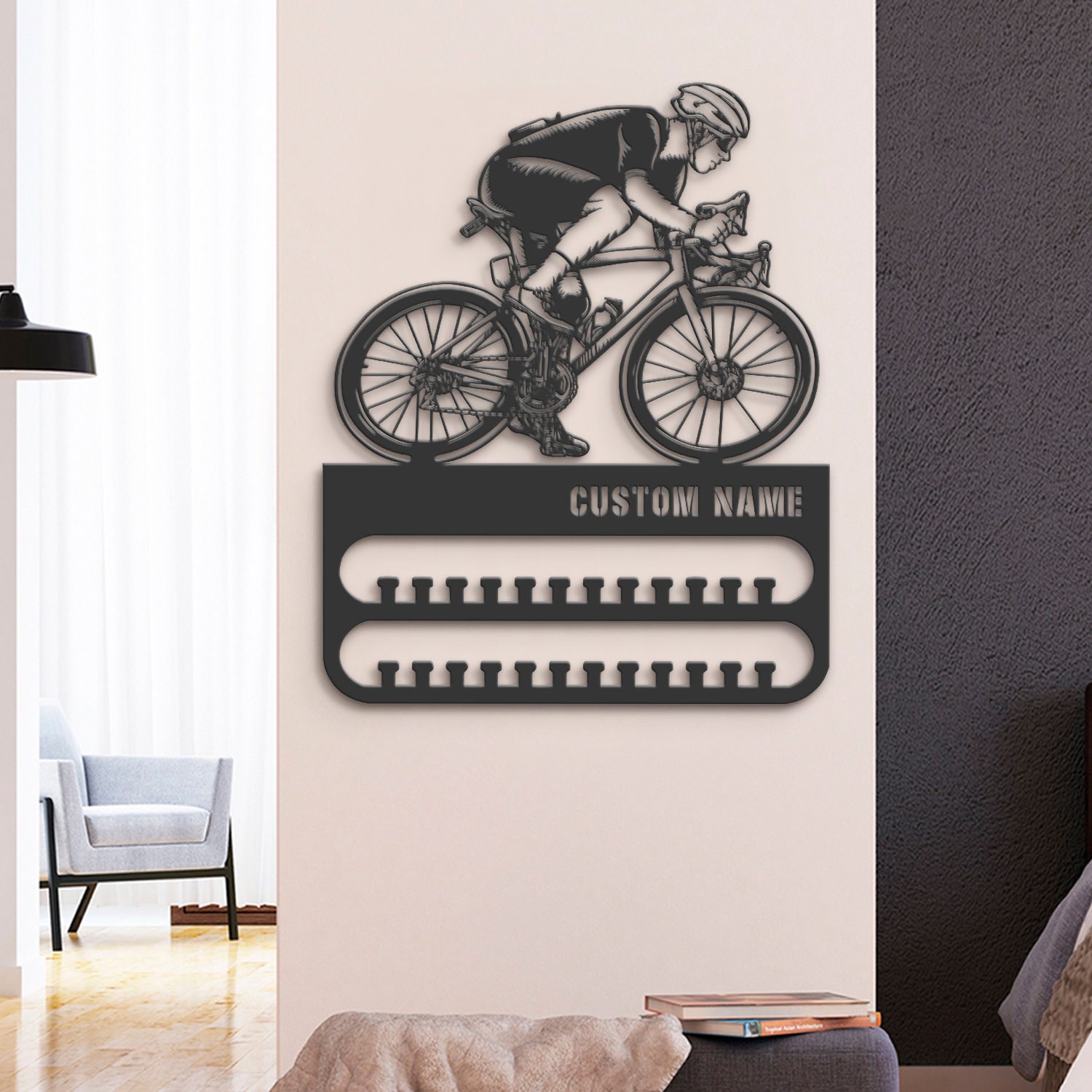 Custom-Cycling-Medal-Hanger-With-Led_7