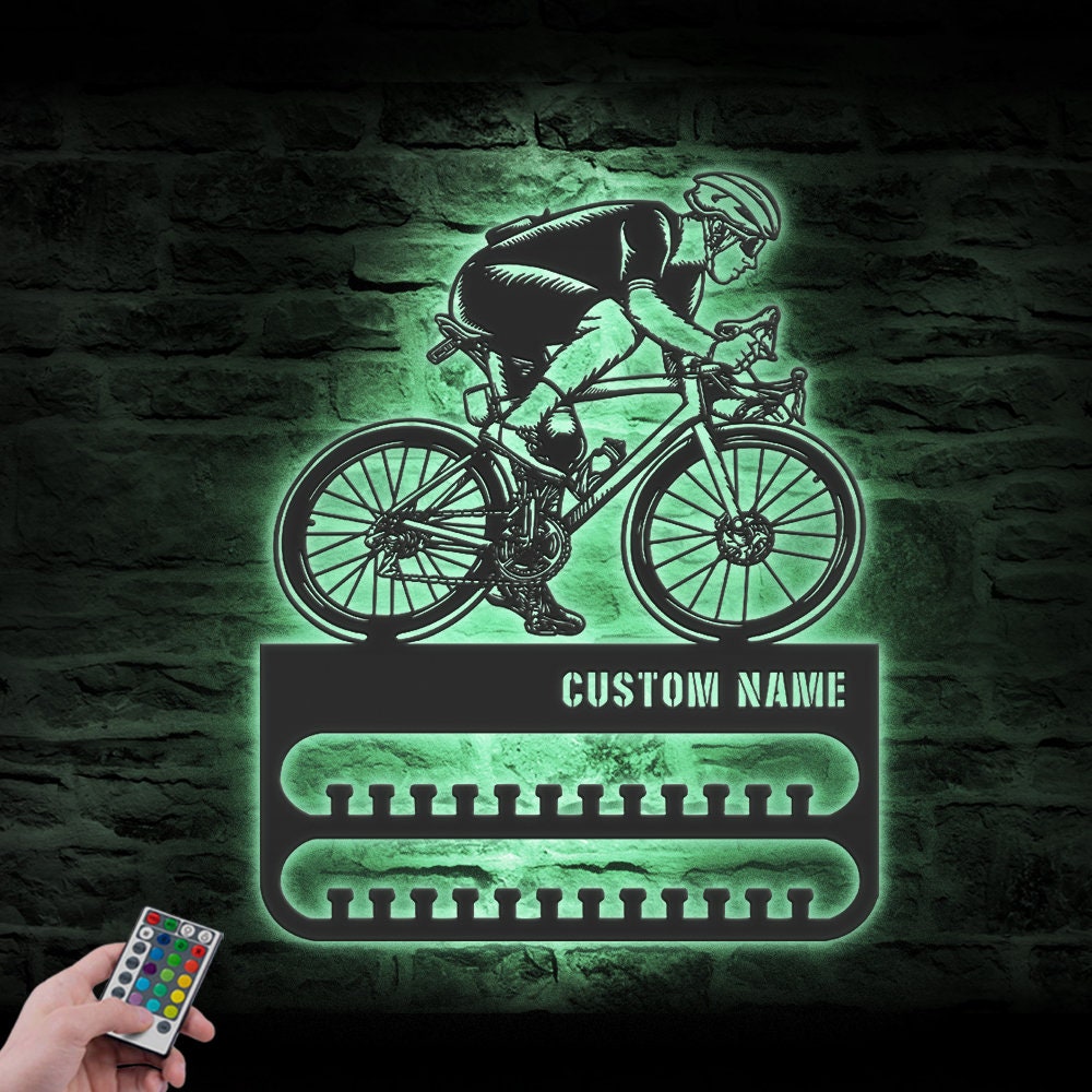 Custom-Cycling-Medal-Hanger-With-Led_8