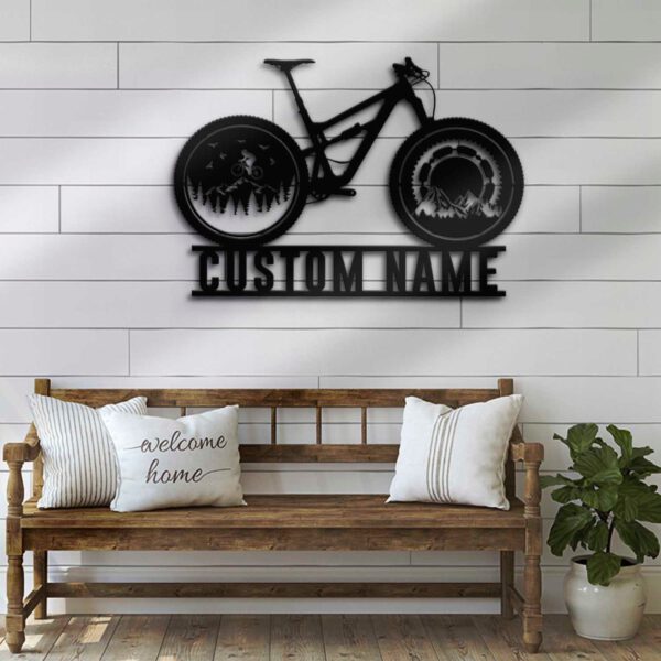 Custom-Cyclist-Mountain-Bike-Metal-Wall-Art-LED-Light-15